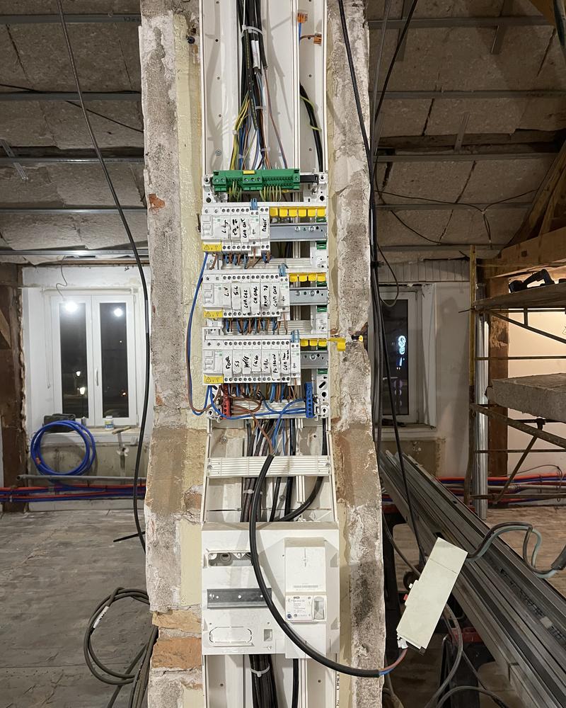 Tableau électrique installation