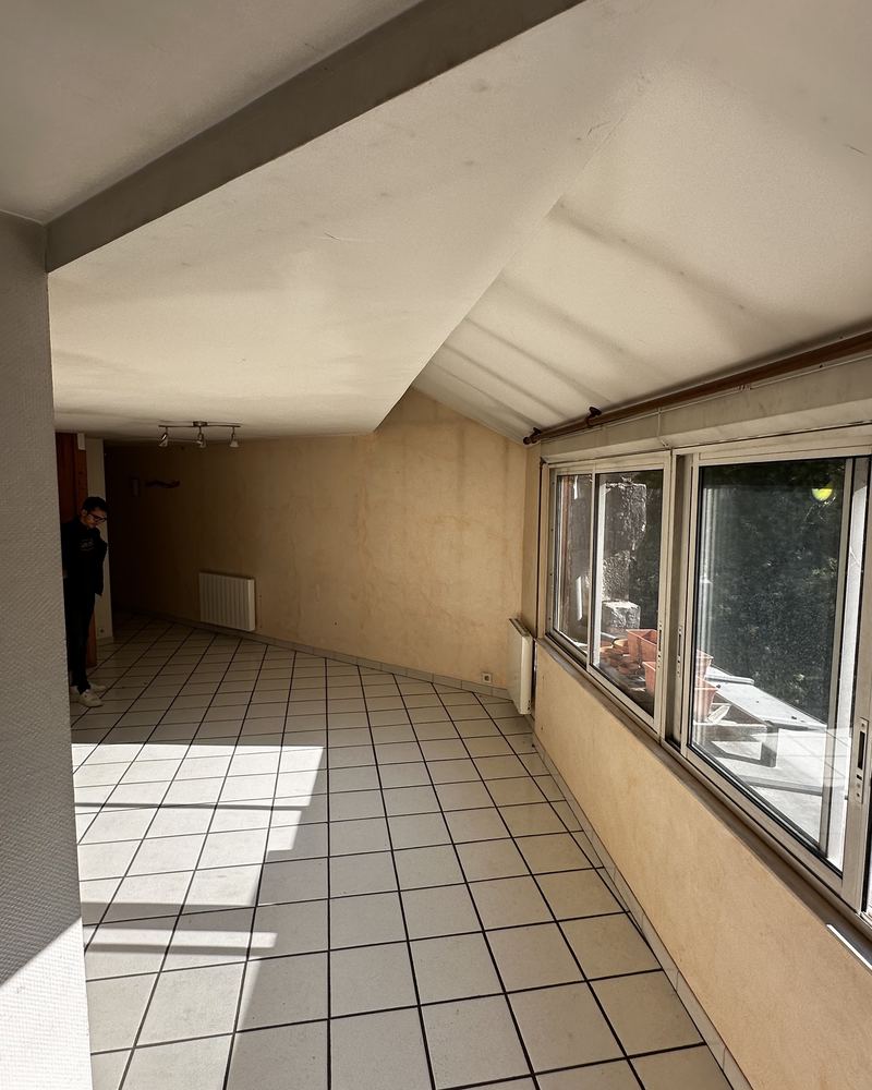 Pièce à vivre avant rénovation